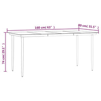 5-Delige Tuinset Met Kussens Poly Rattan