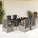 5-Delige Tuinset Met Kussens Poly Rattan