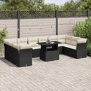 1 Tuinset Met Kussens Poly Rattan