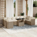 1 Tuinset Met Kussens Poly Rattan