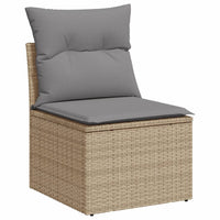 1 Tuinset Met Kussens Poly Rattan