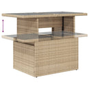 1 Tuinset Met Kussens Poly Rattan