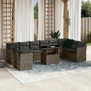 1 Tuinset Met Kussens Poly Rattan