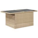 1 Tuinset Met Kussens Poly Rattan