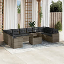 1 Tuinset Met Kussens Poly Rattan