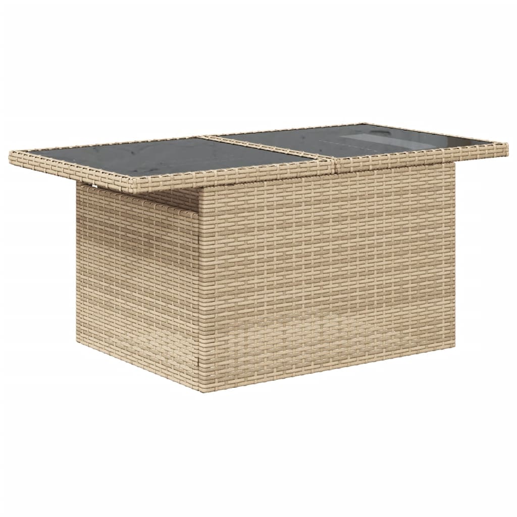 1 Tuinset Met Kussens Poly Rattan