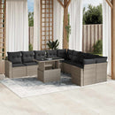 1 Tuinset Met Kussens Poly Rattan