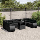 1 Tuinset Met Kussens Poly Rattan