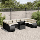 1 Tuinset Met Kussens Poly Rattan