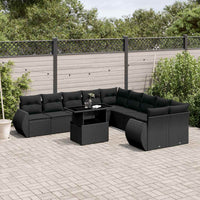 1 Tuinset Met Kussens Poly Rattan