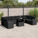 1 Tuinset Met Kussens Poly Rattan