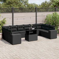 1 Tuinset Met Kussens Poly Rattan
