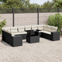 1 Tuinset Met Kussens Poly Rattan