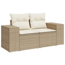 1 Tuinset Met Kussens Poly Rattan
