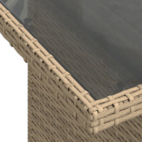 1 Tuinset Met Kussens Poly Rattan
