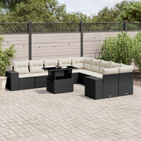 1 Tuinset Met Kussens Poly Rattan