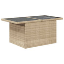 1 Tuinset Met Kussens Poly Rattan