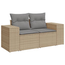 1 Tuinset Met Kussens Poly Rattan