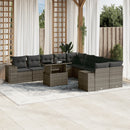 1 Tuinset Met Kussens Poly Rattan