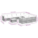 1 Tuinset Met Kussens Poly Rattan Beige