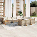 1 Tuinset Met Kussens Poly Rattan