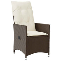 Tuinset Met Kussens Poly Rattan Bruin
