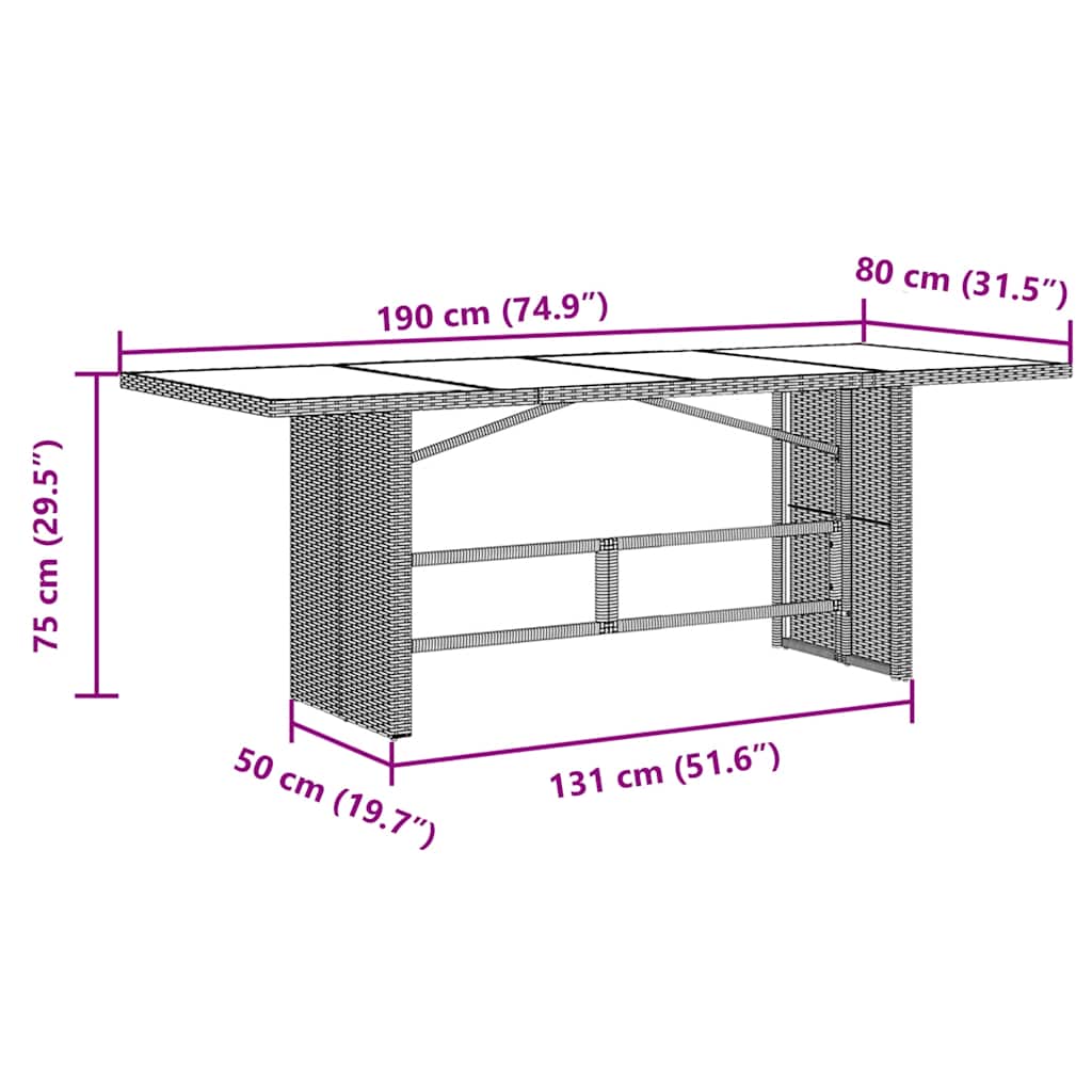 Tuinset Met Kussens Poly Rattan Bruin
