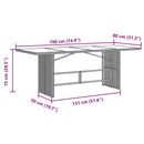Tuinset Met Kussens Poly Rattan Bruin