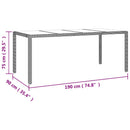 9-Delige Tuinset Met Kussens Poly Rattan Beige