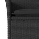 5-Delige Tuinset Met Kussens Poly Rattan En Glas