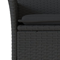 5-Delige Tuinset Met Kussens Poly Rattan En Glas