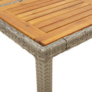 3-Delige Tuinset Met Kussens Poly Rattan En Acaciahout