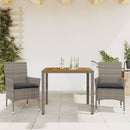 5-Delige Tuinset Met Kussens Poly Rattan En Acaciahout