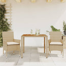 5-Delige Tuinset Met Kussens Poly Rattan En Acaciahout
