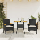 5-Delige Tuinset Met Kussens Poly Rattan En Acaciahout