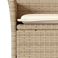 5-Delige Tuinset Met Kussens Poly Rattan En Acaciahout
