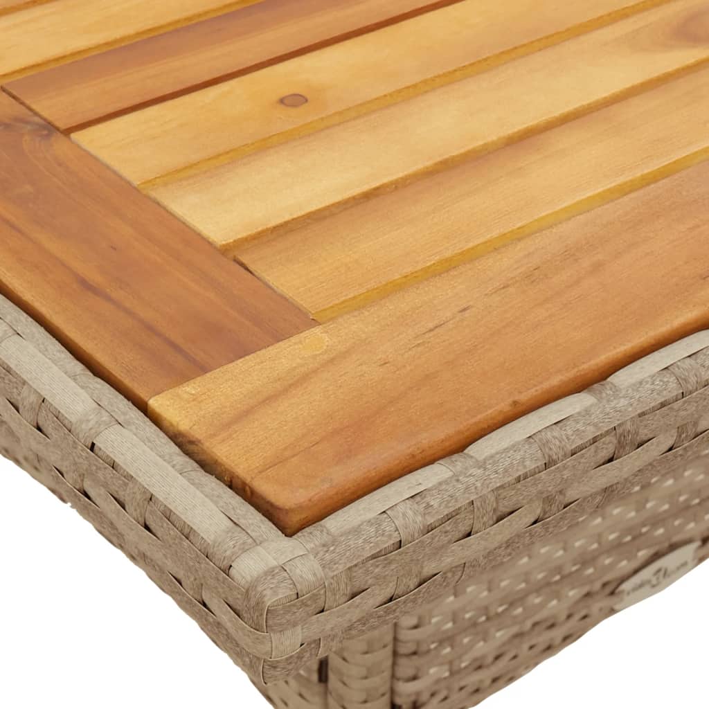 5-Delige Tuinset Met Kussens Poly Rattan En Acaciahout
