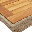 5-Delige Tuinset Met Kussens Poly Rattan En Acaciahout