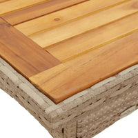 5-Delige Tuinset Met Kussens Poly Rattan En Acaciahout