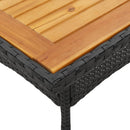 3-Delige Tuinset Met Kussens Poly Rattan En Acaciahout