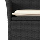 5-Delige Tuinset Met Kussens Poly Rattan En Glas