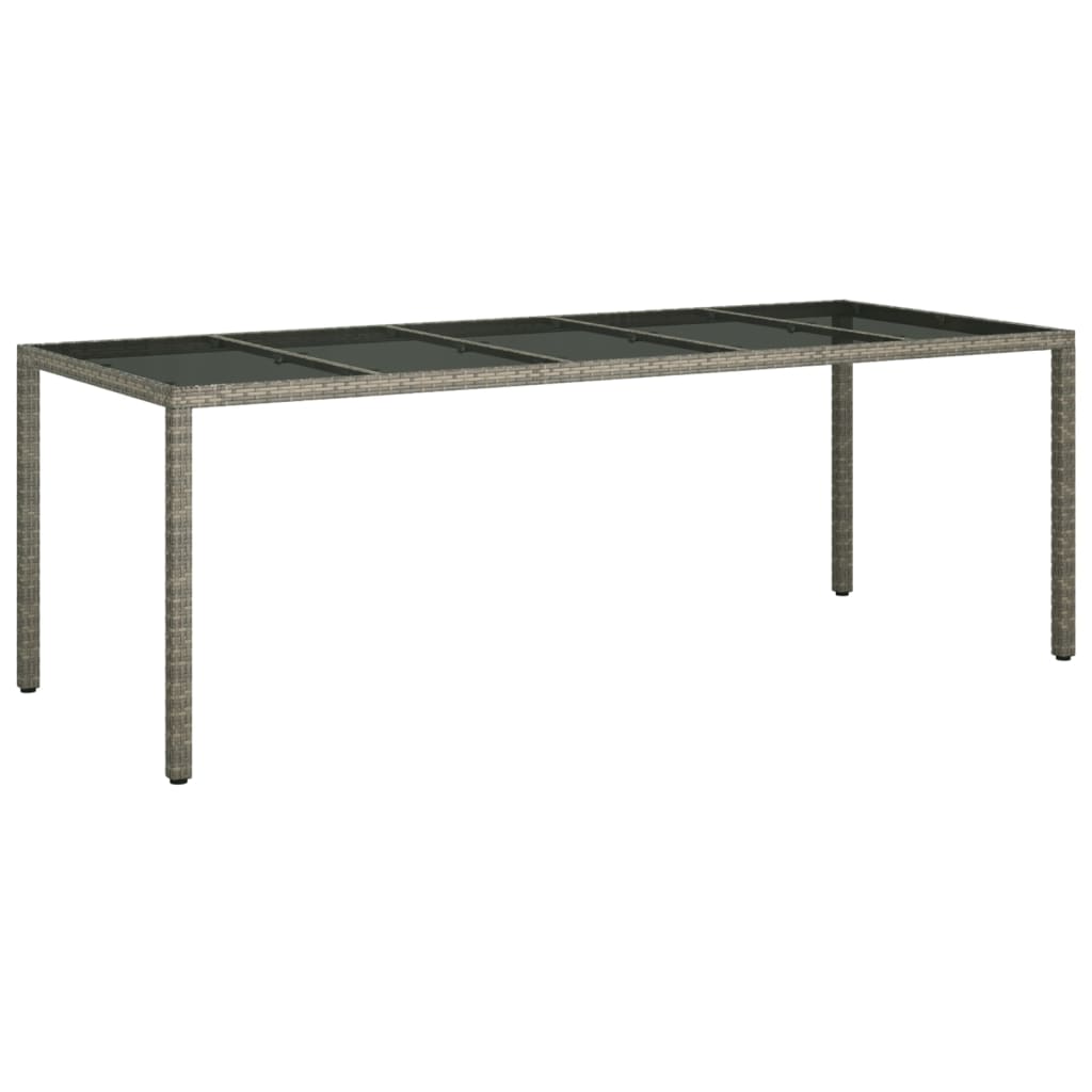 11-Delige Tuinset Met Kussens Poly Rattan En Glas