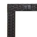 9-Delige Tuinset Poly Rattan Zwart