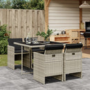 13-Delige Tuinset Met Kussens Poly Rattan