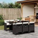 13-Delige Tuinset Met Kussens Poly Rattan