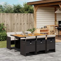 13-Delige Tuinset Met Kussens Poly Rattan