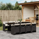 13-Delige Tuinset Met Kussens Poly Rattan