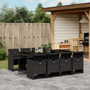 13-Delige Tuinset Met Kussens Poly Rattan