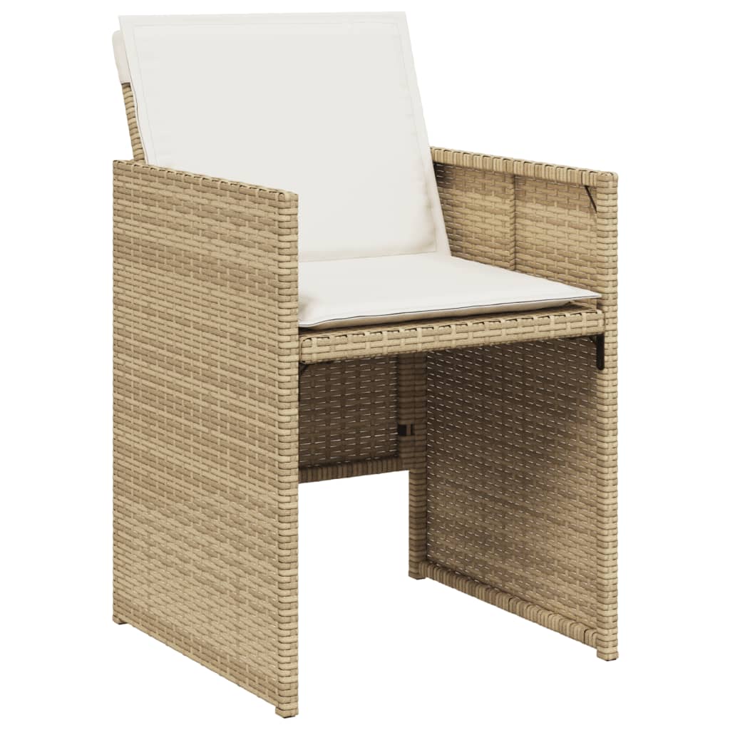 13-Delige Tuinset Met Kussens Poly Rattan