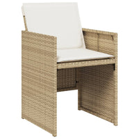 13-Delige Tuinset Met Kussens Poly Rattan